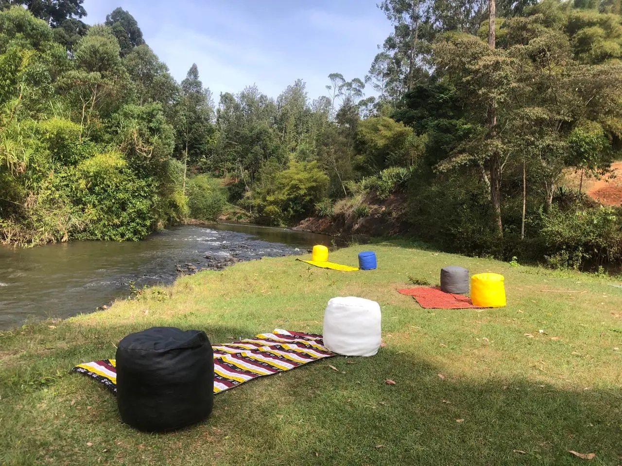 Yoga sessions by the river