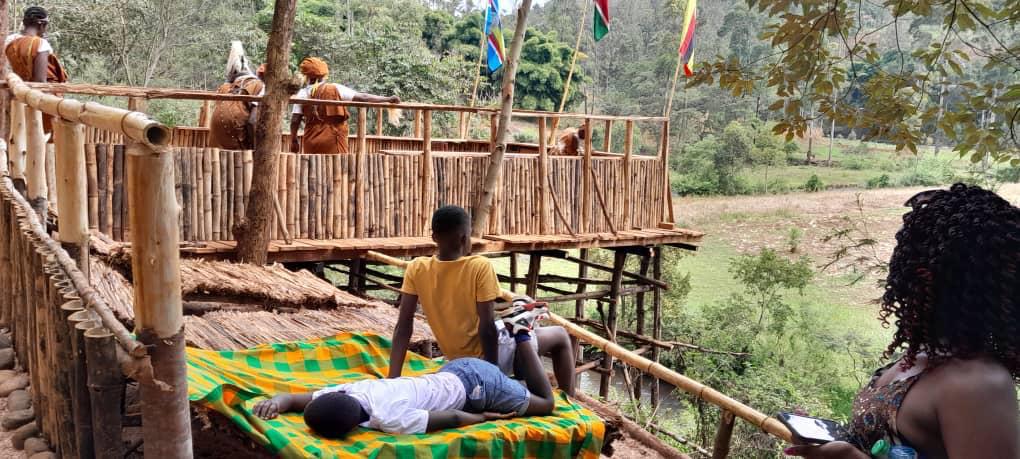 Traditional bamboo houses